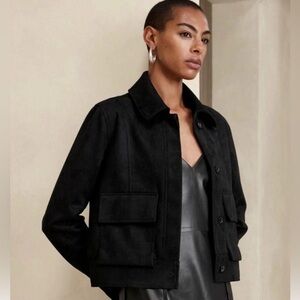 Banana Republic Vegan Suede Jacket